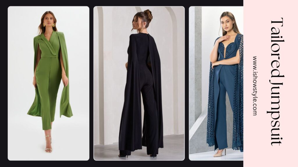 The Tailored Jumpsuit with a Cape