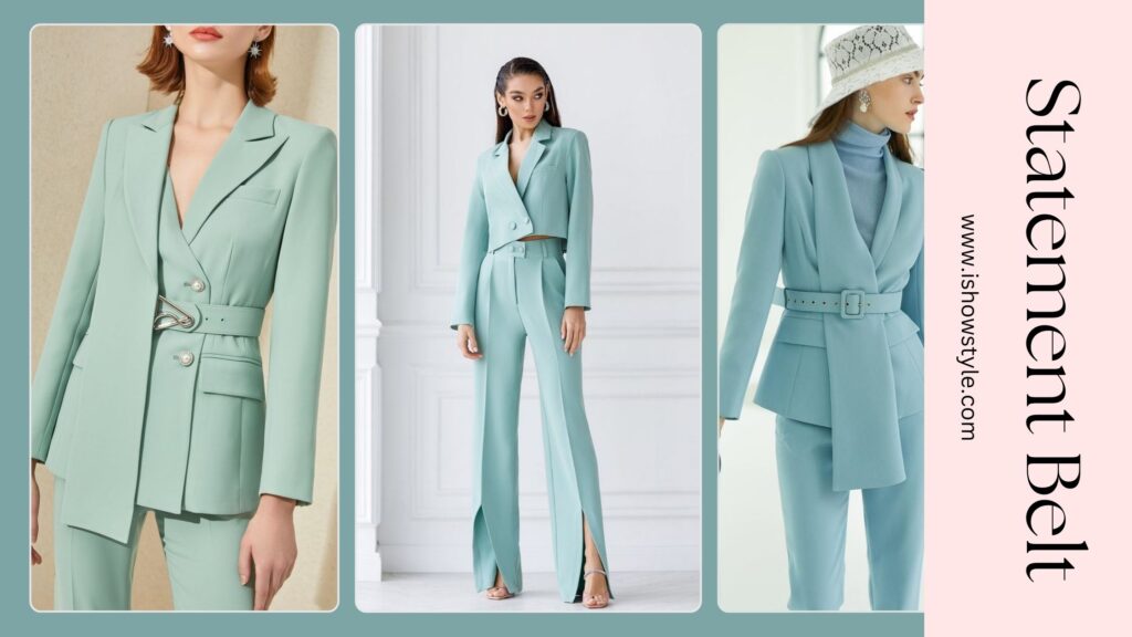 The Pantsuit with a Statement Belt